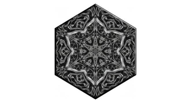 Geometric Shape Ornament Design Illustration Transparent Background