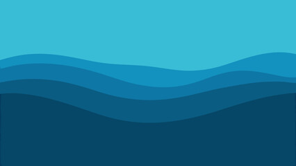 blue waves background