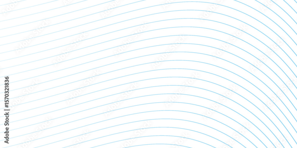 Poster abstract blue wave line background. light blue dynamic dash stripe texture. warped and curved lines 