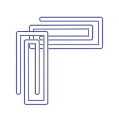 Paperclip icon design template