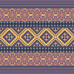 Geometric Tribal Textile with Southwest 