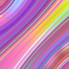 colorful abstract background with reeded glass effect, 3d render	