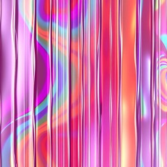 colorful abstract background with reeded glass effect, 3d render	