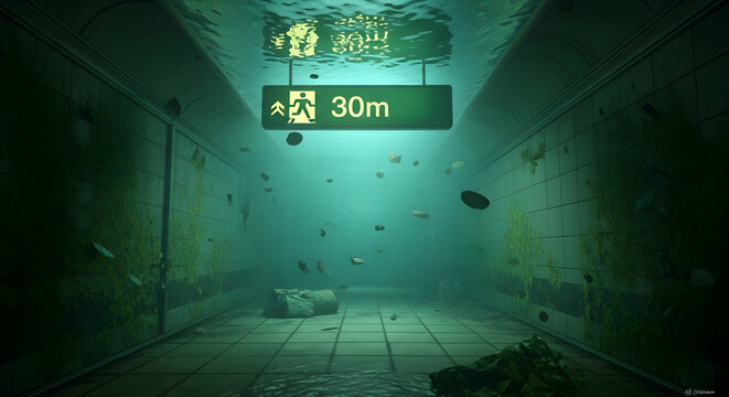 Submerged Subway Station Reveals The Hidden Depths of a Forgotten World