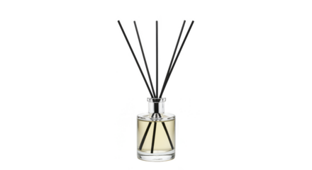 Fragrance Reed Diffuser with Transparent Background Aromatherapy Scent Decor