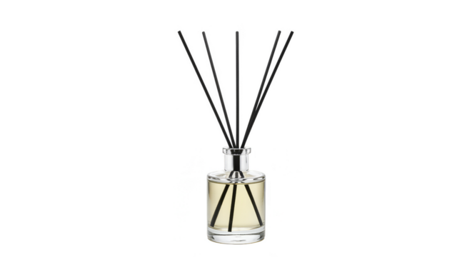 Fragrance Reed Diffuser with Transparent Background Aromatherapy Scent Decor
