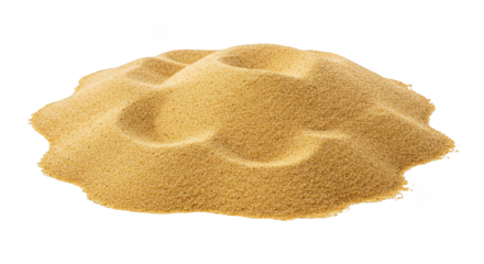 Isolated Sand Pile Detailed Texture Beach Grain Natural Background
