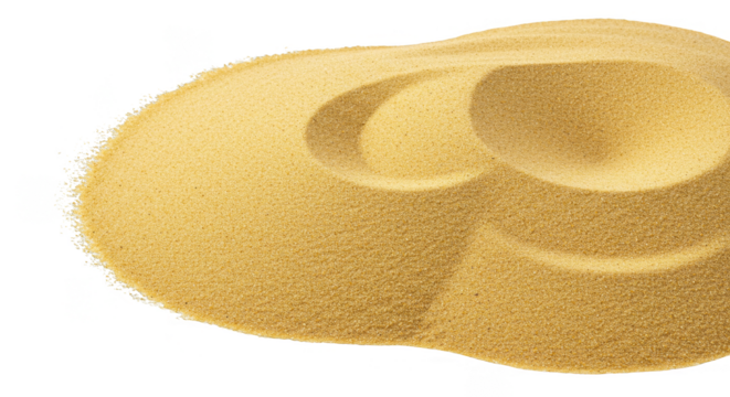 Isolated Sand Pile Detail Texture Golden Grains Beach Desert Backdrop - Powered by Adobe