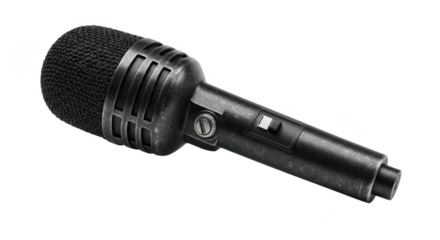 Isolated Microphone Audio Equipment Sound Voice Recording Tool PNG