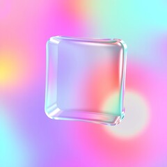 colorful abstract background with reeded glass effect, 3d render	