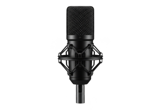 Isolated Microphone Detail Studio Sound Instrument Recording Equipment