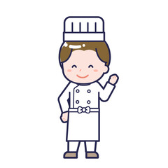 シェフ／ななめ／男性 04