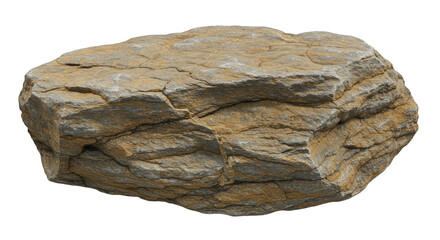 Isolated Rock Stone Texture Cliff Geology Brown Natural Background