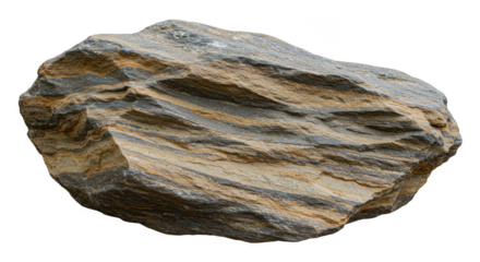 Isolated Rock Stone Texture Gray Brown Pattern Natural Element Detail