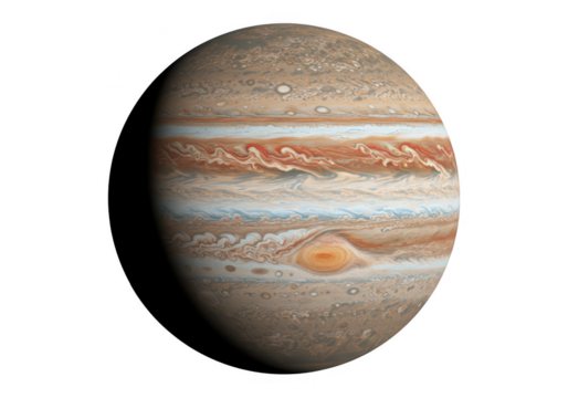 Planet Jupiter Gas Giant Astronomy Space Isolated Illustration - Powered by Adobe