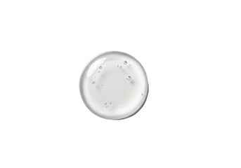 Isolated Transparent Gel Liquid Drop Hyaluronic Acid Cosmetic Serum