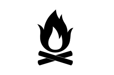 焚き火のアイコン