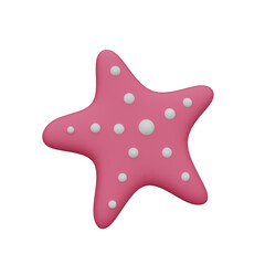 3d starfish illustration