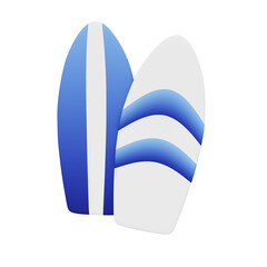 Surfboard 3d Illustration