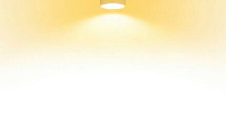 Illuminated ceiling spotlight with light beam effect