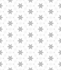 Seamless pattern with stars and snowflakes for Christmas winter holiday design