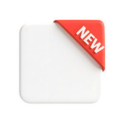 3D New Arrival Tag Icon
