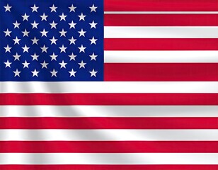 Naklejka premium American flag, waving