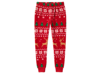 Red Christmas Pants Pattern Apparel Garment Celebration Illustration