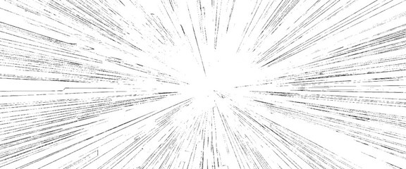 Vector style comic speed line effect