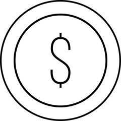 Obraz premium Flat Soccer Coins Icon Illustration