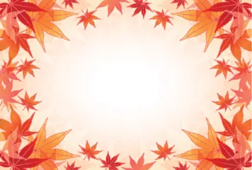  紅葉　もみじ　秋　背景  © J BOY