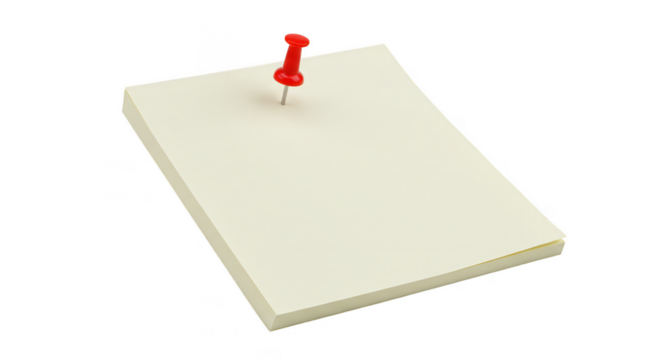 Sticky Notes with Red Pin Office Memo and Note Background