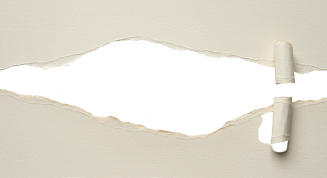 Torn Paper Texture Ripped Hole Background Frame Border Design