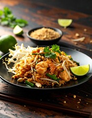Pad Thai on the table, Thai food