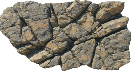 Isolated Rock Stone Texture Rough Gray Background PNG Illustration