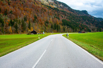 German Federal Highway 23 (Bundesstraße) in Bavaria