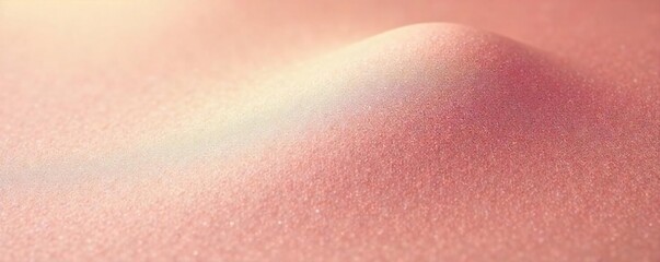 Luxurious Peach Metallic Surface Close-up Texture with Soft Light Reflection, Modern Design Aesthetic