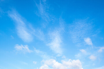 夏の空　青空と雲01