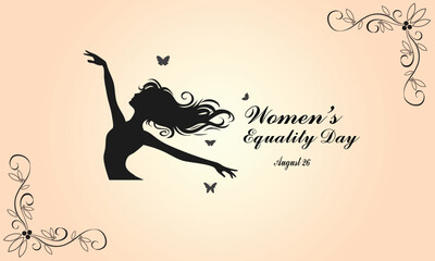 International Women’s Equality Day Illustration for editable template