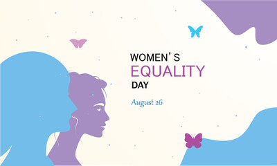 Colorful Abstract Background and Editable Social Media Template for Women&rsquo;s Rights Awareness