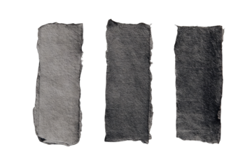 Three dark gray rectangular shapes, uneven edges, overlapping slightly