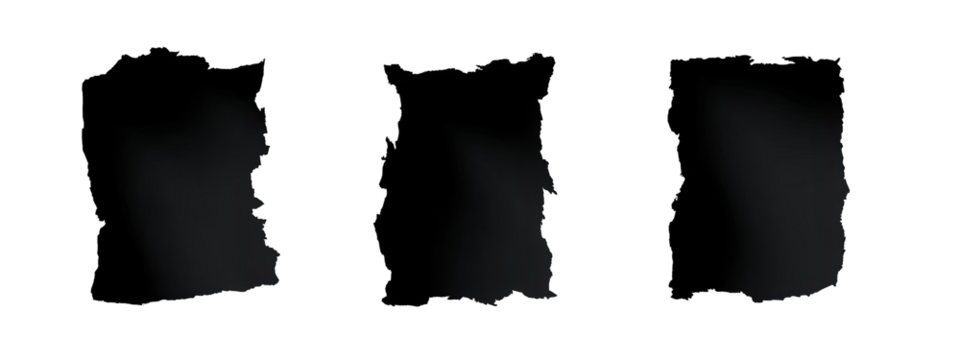 Dark, indistinct shapes against a black background