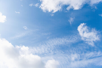 夏の空　青空と雲23