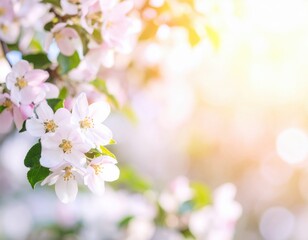 Beautiful Pink And White Spring Flowers