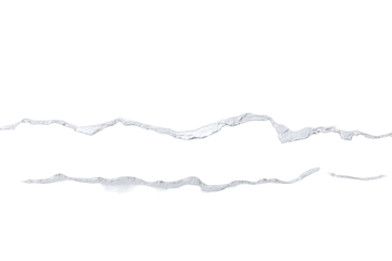 Two parallel, jagged, white lines on black background