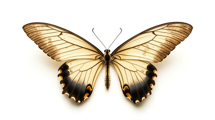 Obraz premium A beautiful butterfly isolated on white background. Butterfly.