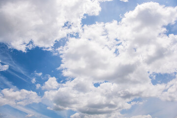 夏の空　青空と雲75
