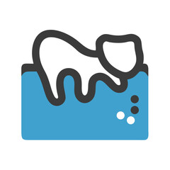 Abstract black cat illustration with blue container graphic style