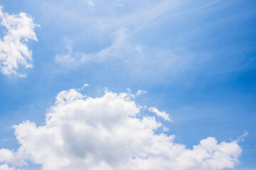 夏の空　青空と雲88