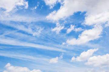 夏の空　青空と雲105